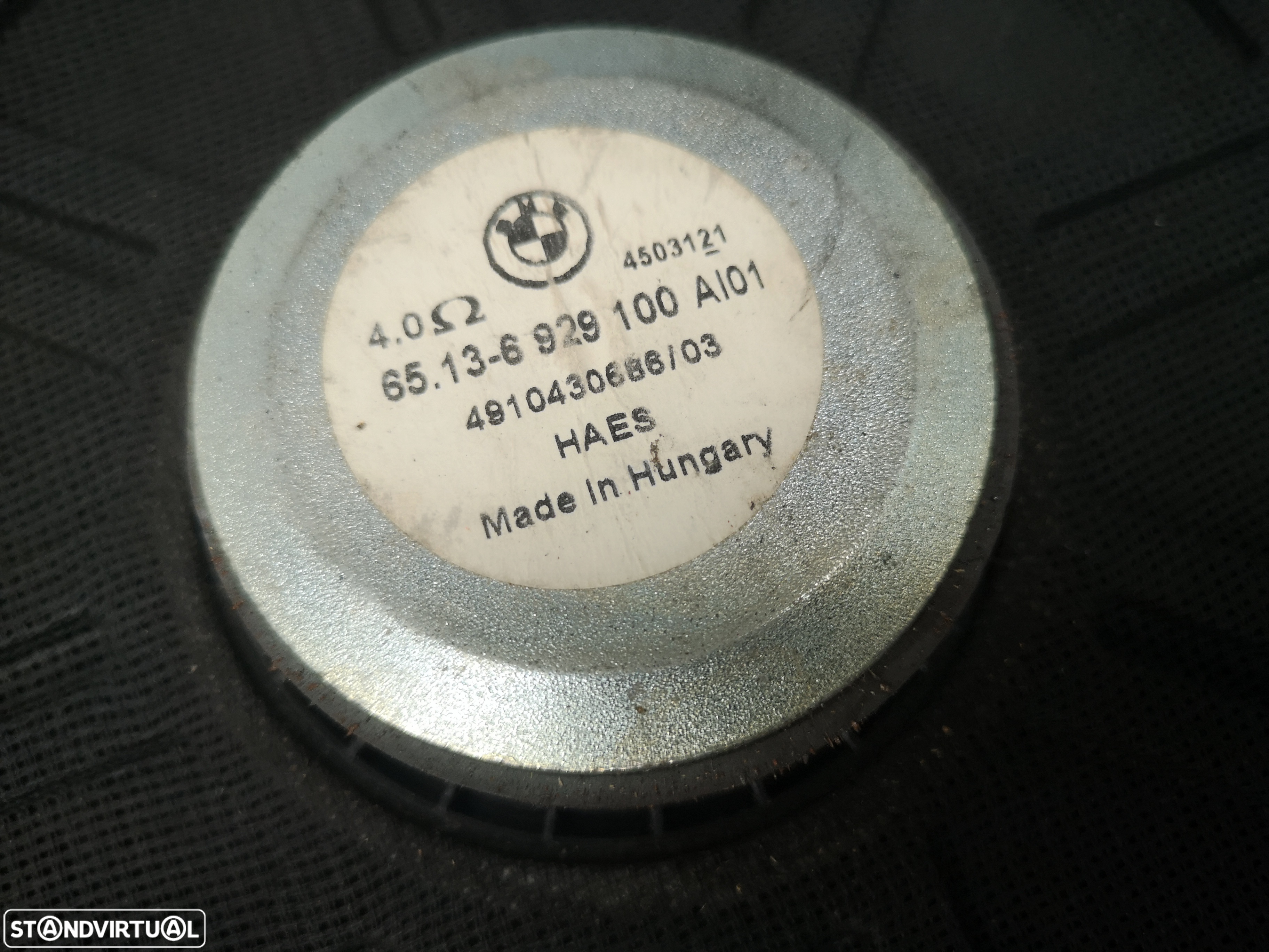 Coluna de som SUBWOOFER esquerdo bmw5 e60 e61 2003-2009 - 4