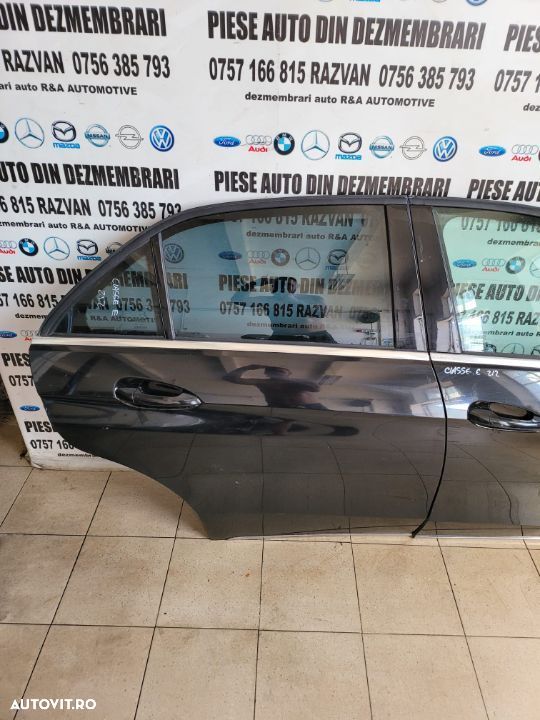 Usa Portiera Dreapta Fata Spate Mercedes E Class W212 Facelift Negre Livram Oriunde - 4