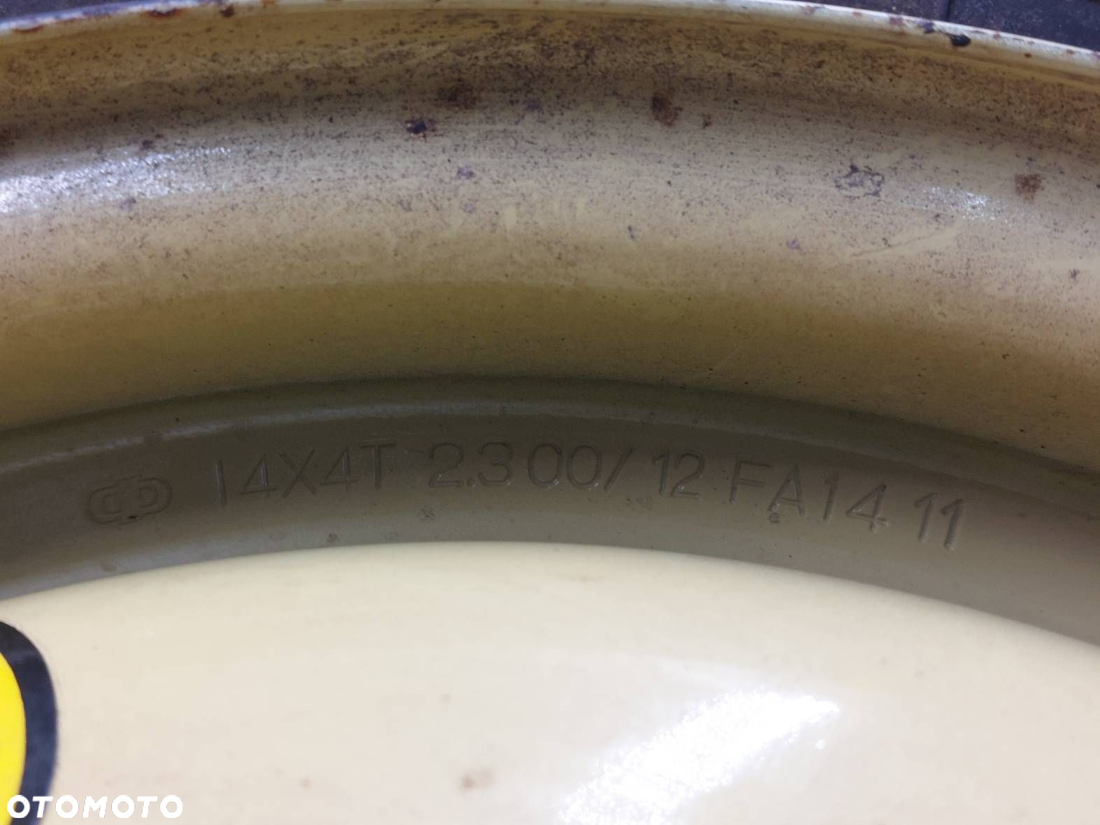 KOŁO DOJAZDOWE DOJAZDÓWKA 4X100 4Jx14 FI54,1 115/70R14 TOYOTA YARIS I - 2