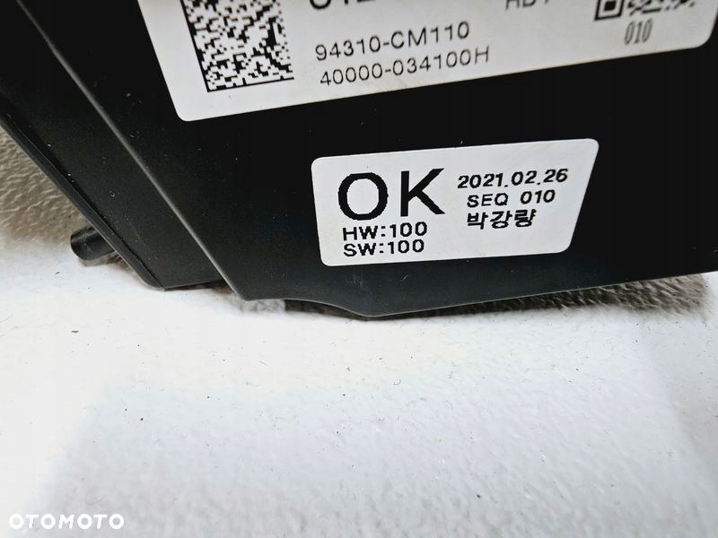 hyundai kona i 1 lift wyświetlacz head up 94310-cm110 - 2