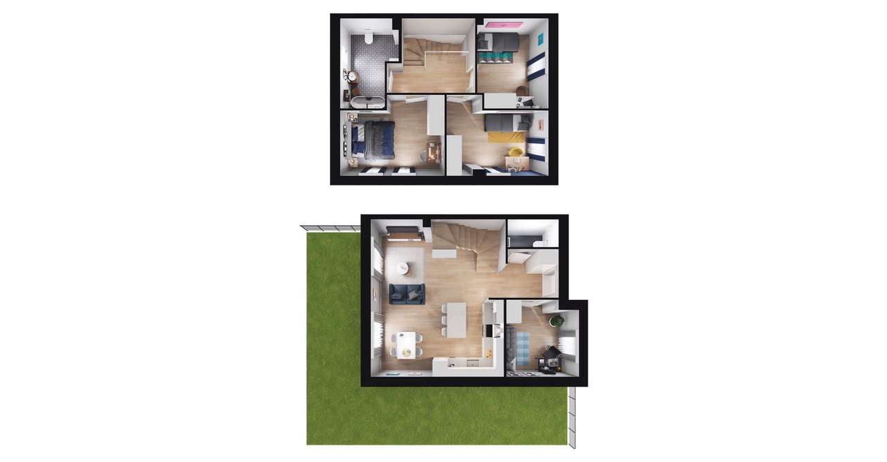 5-pokojowy dom 92m2 + ogródek Bezpośrednio - Pełny obrazek: 3/11