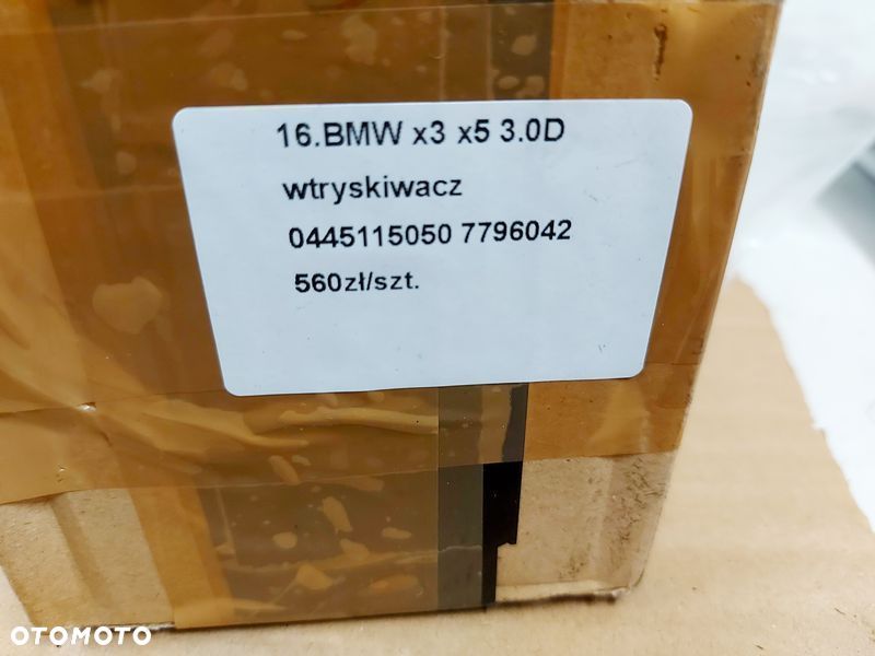 bmw x3 e83 x5 e70 e90 e60 3.0 d wtryskiwacz wtrysk paliwa 0445115050 7796042 - 9