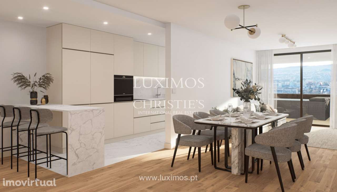 Apartamento T2 novo com piscina e vistas de rio em Vila Nova de Gaia - Grande imagem: 5/25