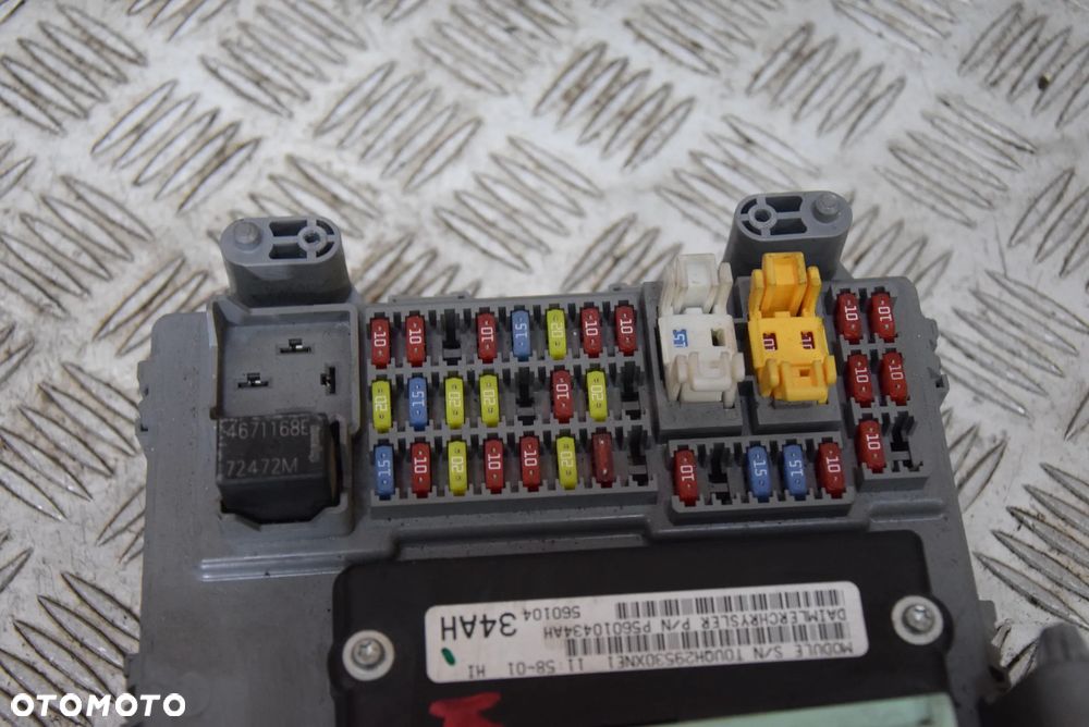 JEEP CHEROKEE KJ 2.5 CRD STACYJKA KLUCZYK KOMPUTER ZESTAW DO ODPALANIA KPL. - 8