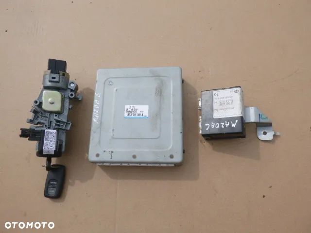 ZESTAW STARTOWY KOMPUTER STACYJKA IMMOBILIZER MAZDA 6 2.0 16V E6T50675H1 - 1