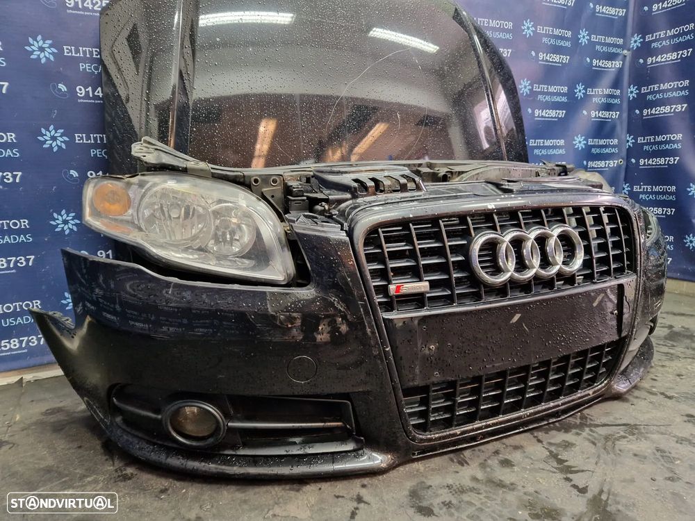Frente completa usada AUDI A4 B7 S-LINE 2.0 TDI 140CV capot parachoques oticas radiadores guardalamas - 4