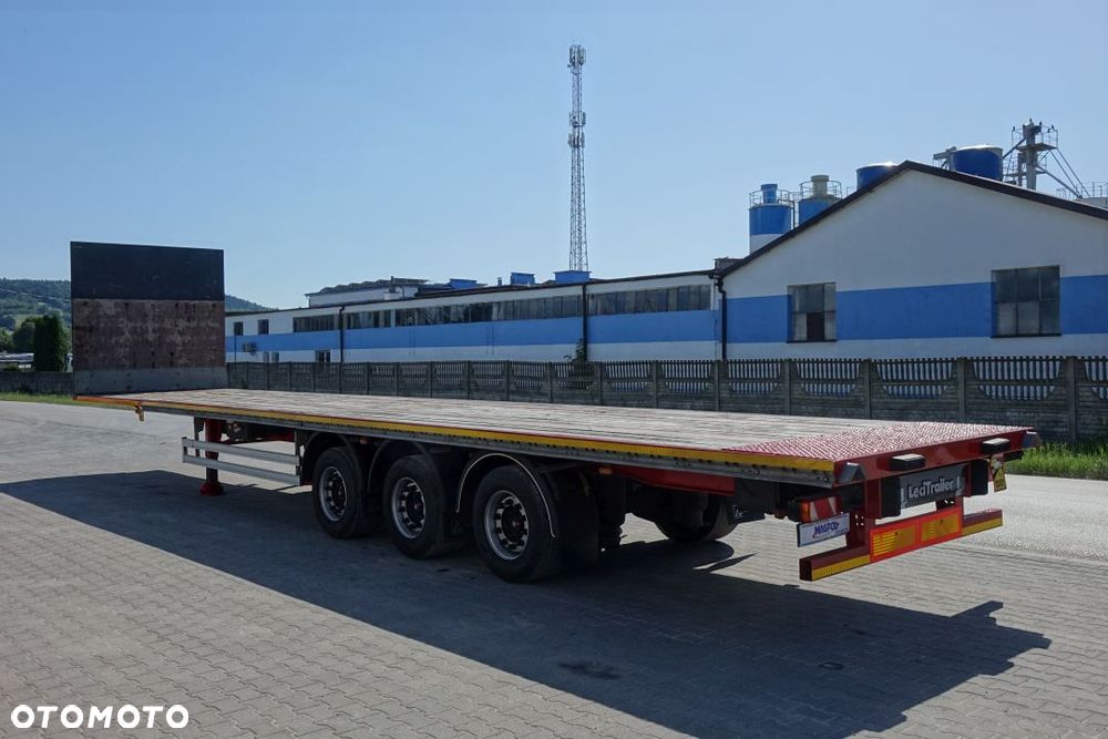 LeciTrailer PLATFORMA / MEGA / OSIE SAF / PODŁOGA WZMACNIANA - SZYNA-DESKA - 7