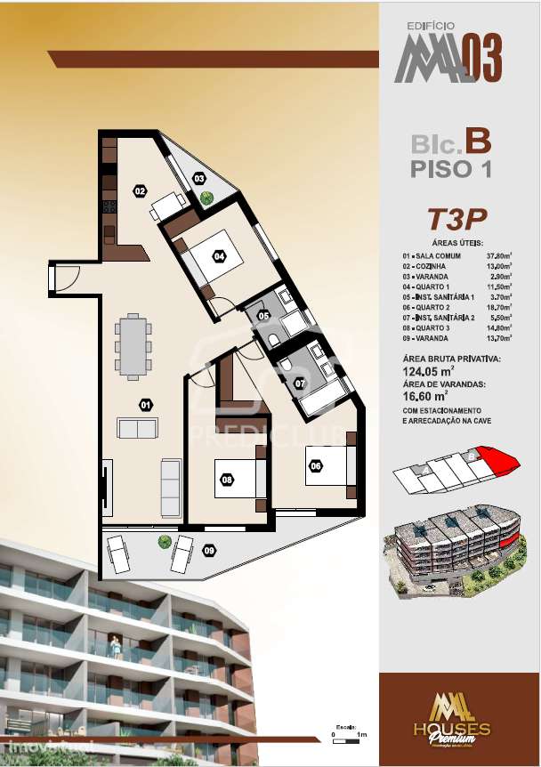 Apartamento T3 - Câmara de Lobos - Grande imagem: 3/22