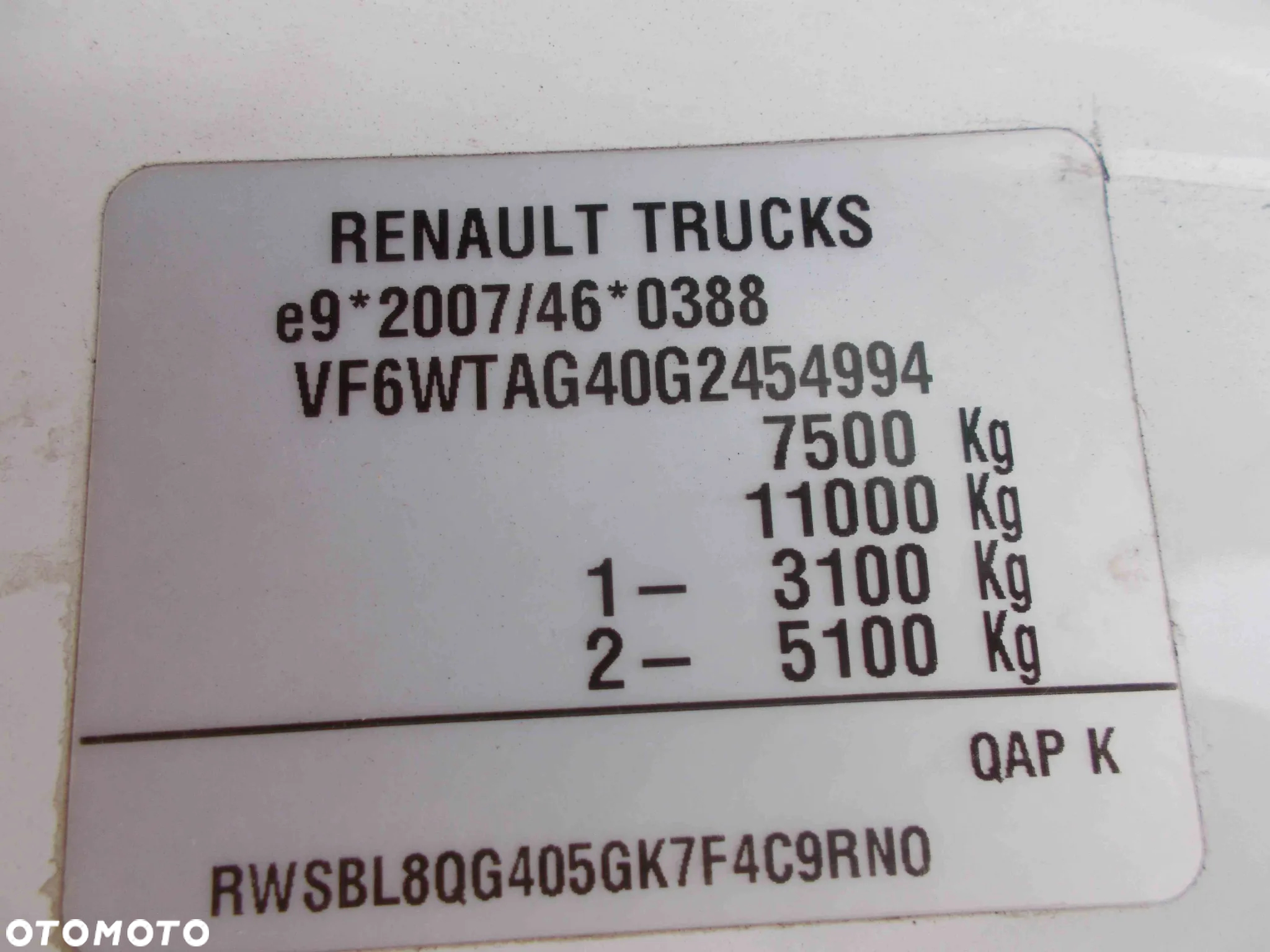 Renault BRAMOWIEC Rozsuwana Zabudowa 2017 rok euro 6 - 8