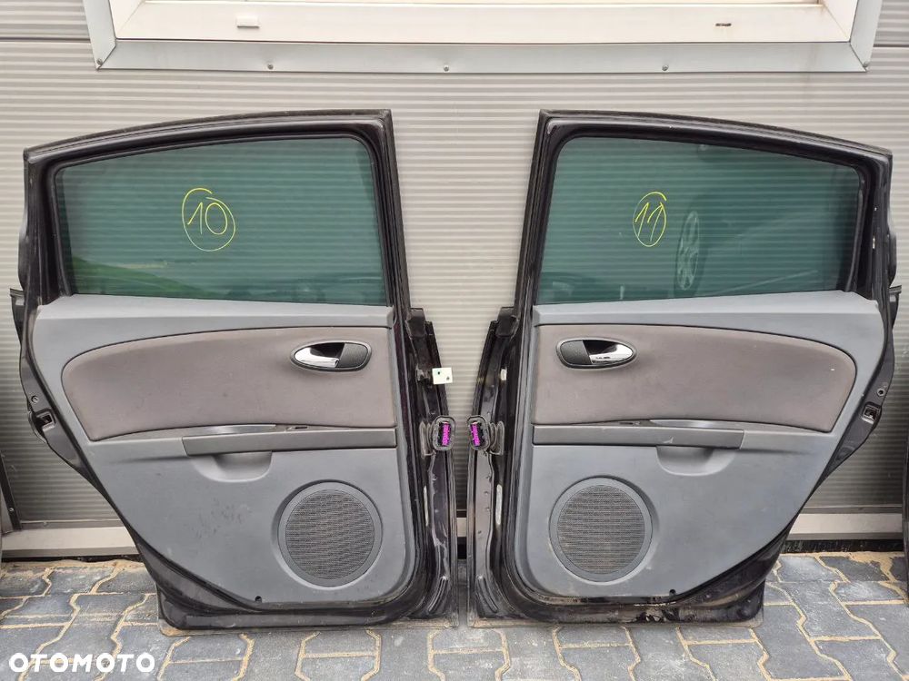 SEAT LEON II DRZWI / KLAPA / BŁOTNIK / ZDERZAK 05-12r CZARNY / SREBRNY - 35