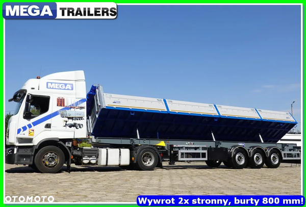 Inny Platforma z wywrotem, 2 strony, 12,60 m, burta 800 mm!