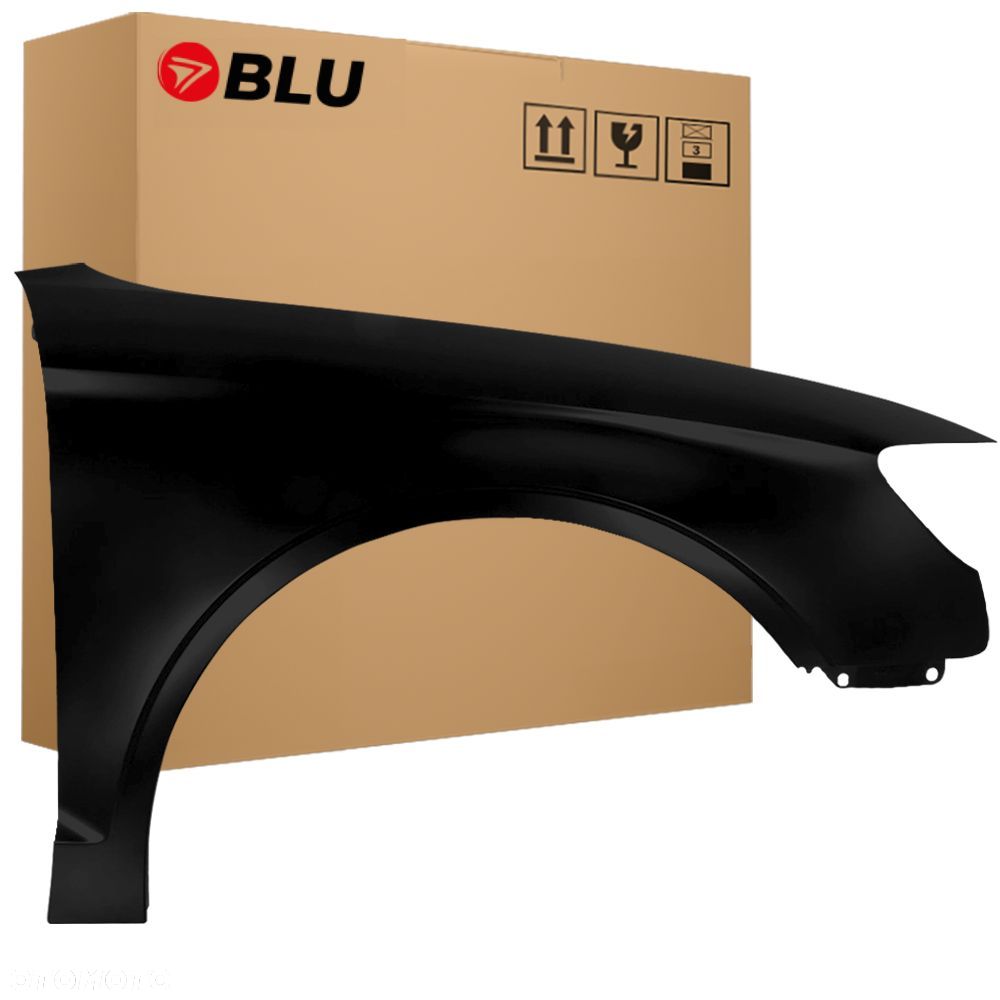 BLU Błotnik AUDI A3 8V LIMOUSINE CABRIO LY9B prawy czarny 2012-2020 przód BrillantSchwarz - 1