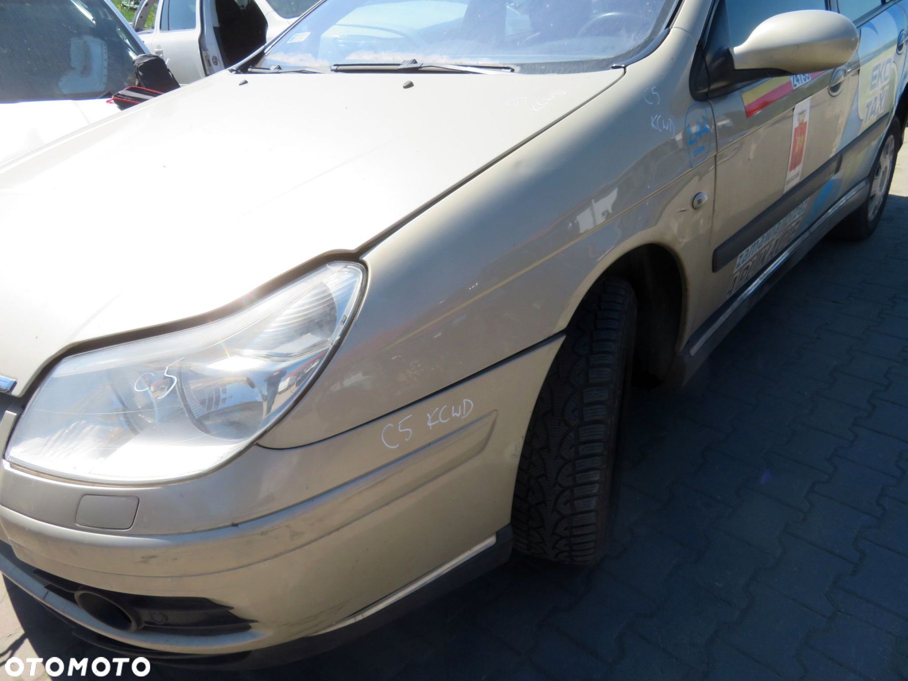 BŁOTNIK PRZEDNI LEWY C5 II LIFT KCWD  ZŁOTY CITROEN 2004-2007 - 1