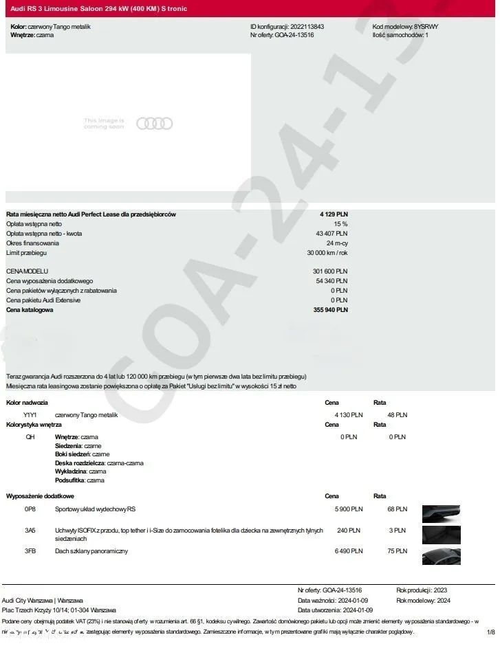 Audi RS3 Limousine - 16