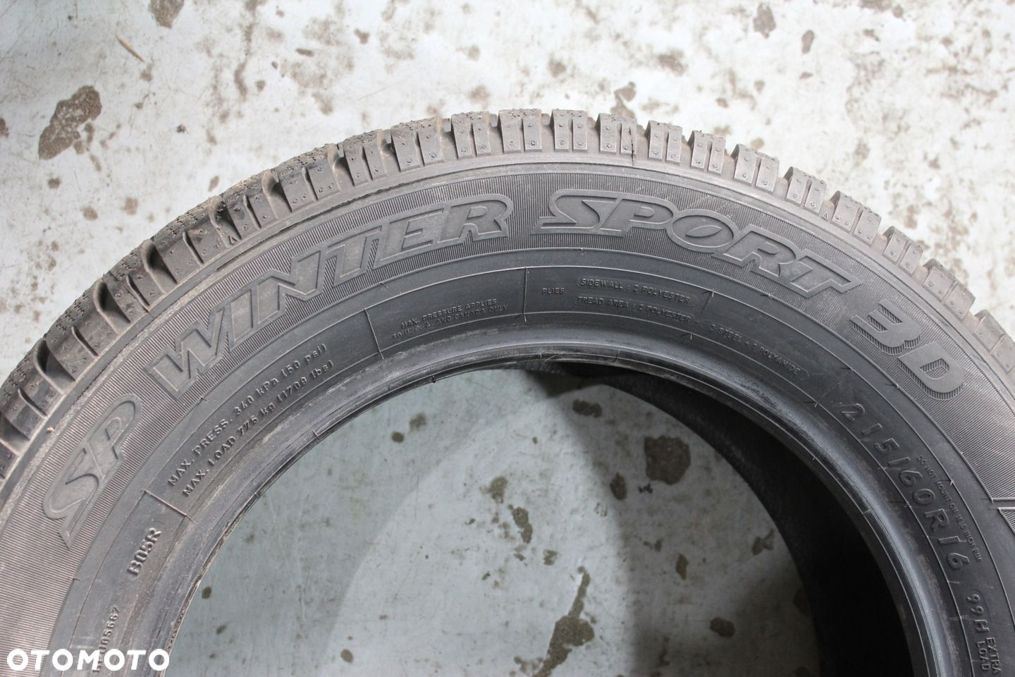 2x 215/60R16 DUNLOP SP WINTER SPORT 3D 99H XL 17r - 5