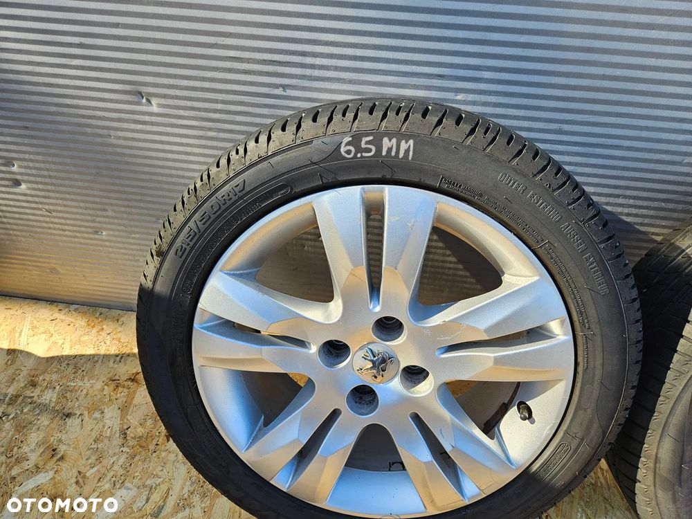 peugeot 3008 5008 koła felgi aluminiowe 17 9675498677 - 9