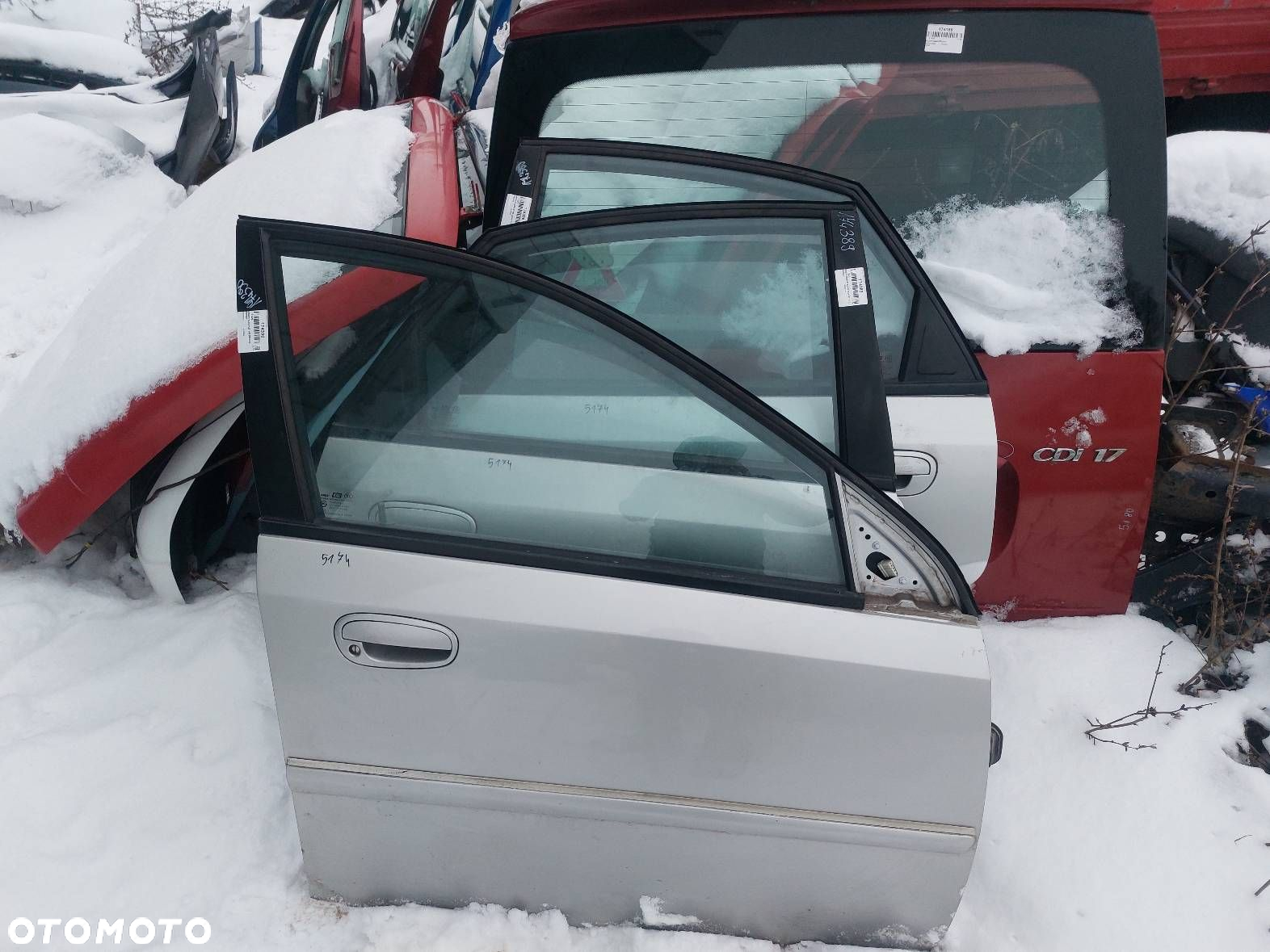 DRZWI KOMPLETNE LEWY PRZÓD NUBIRA II J200 92U - 4