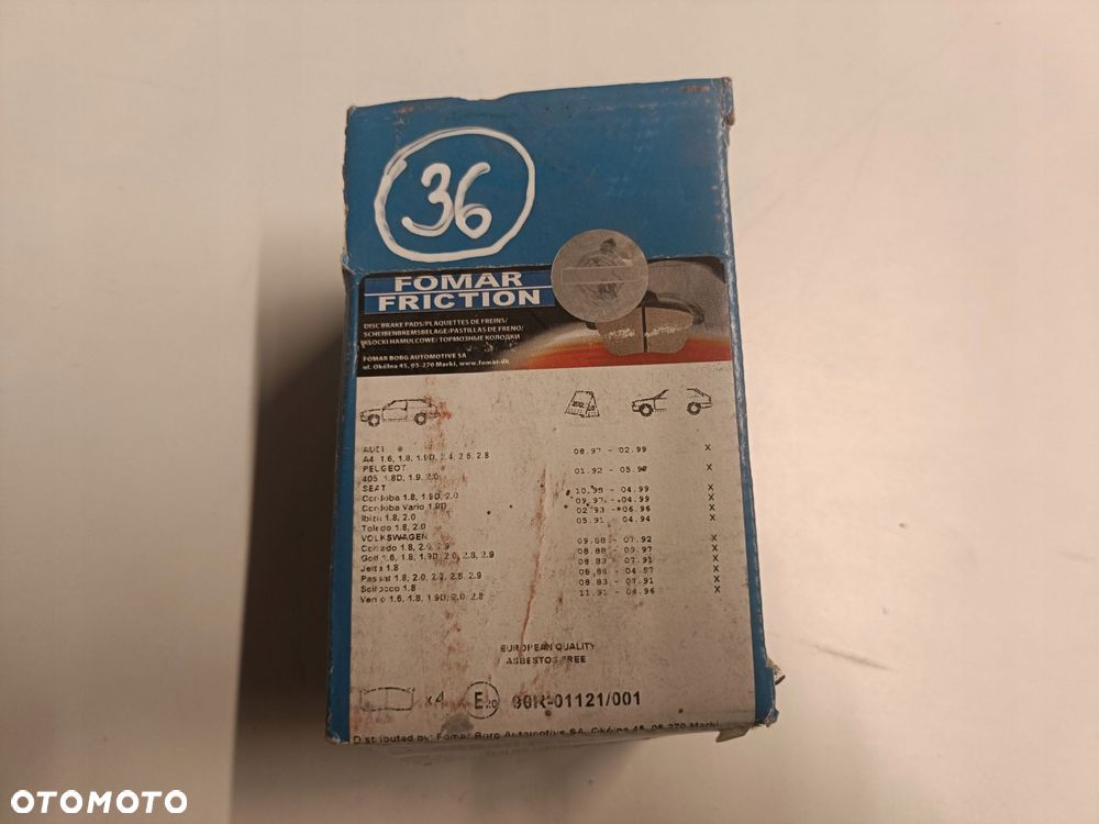 VW Passat B4 GOLF III Vento Jetta TYLNE KLOCKI HAMULCOWE tył 465381 - 5