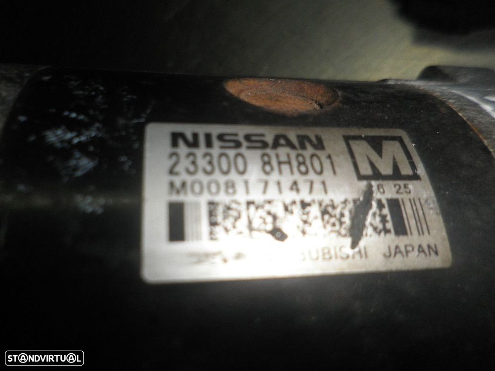 Motor De Arranque 233008H801   M08T71471 NISSAN  X-TRAIL 1 FASE 2 2006 2.2DCI 4X4 136CV 5P PRETO - 2