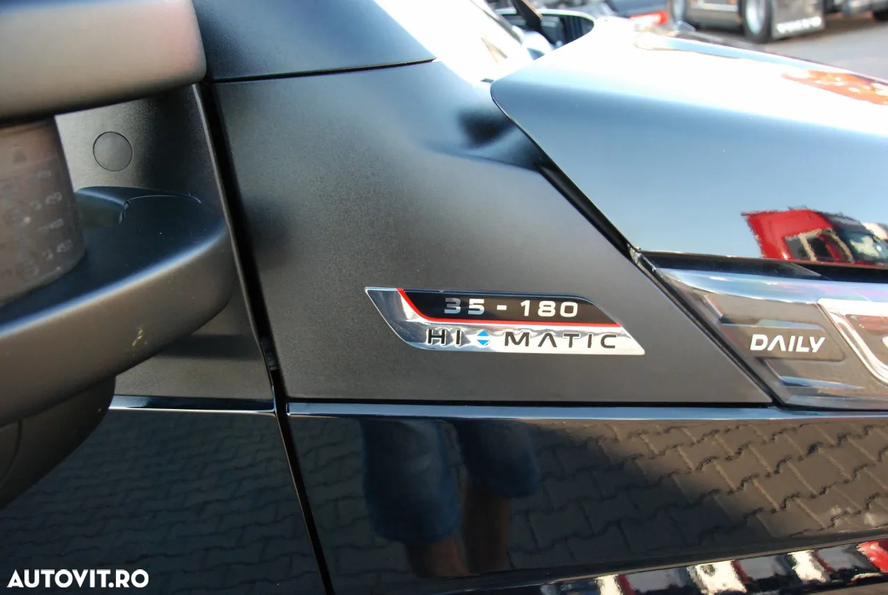 Iveco DAILY 35-180 / TABLĂ / 2022 / HI-MATIC / Opțiune completă / NEGRU METALIC / IMPORTAT / CONTRACT DE SERVICE POST-SERVICE - 35