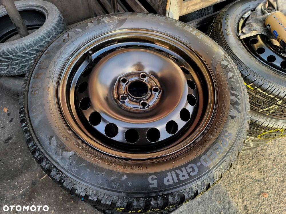 5x100 Felgi Stalowe Stal 15 Koła Zimowe Zima AUDI A1 A3 8L SKODA FABIA IV 4 PRAKTIK SEAT IBIZA V 5 VW POLO VI 6 GOLF IV 4 BORA NEW BEETLE 7mm 21r. Legnica ALU-RAD 185/65 - 1