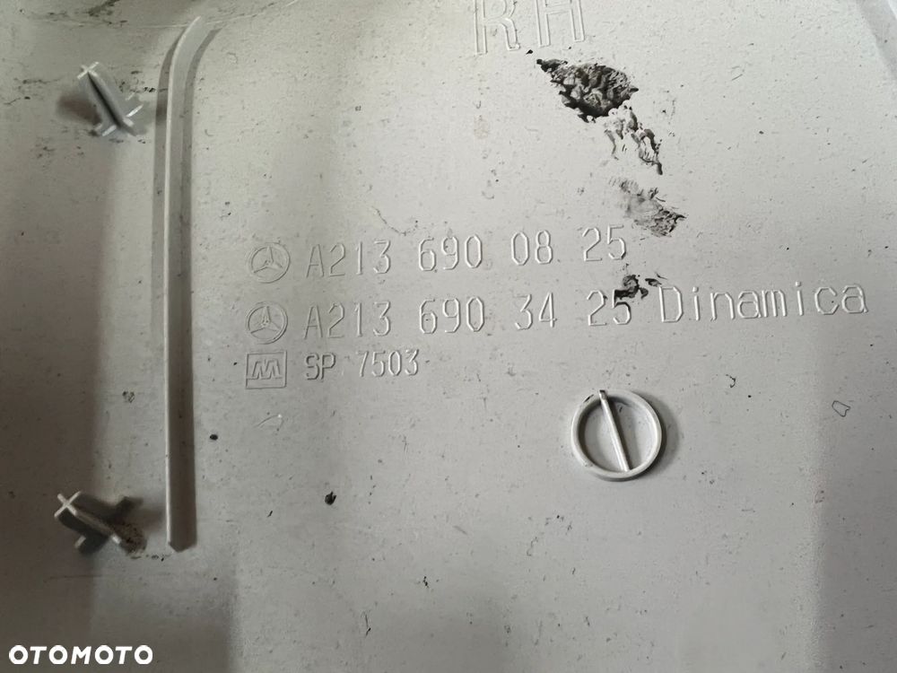 Osłona poszycie słupka prawa środkowa Mercedes E-Klasa W213 A2136900825 A2136903425 - 5