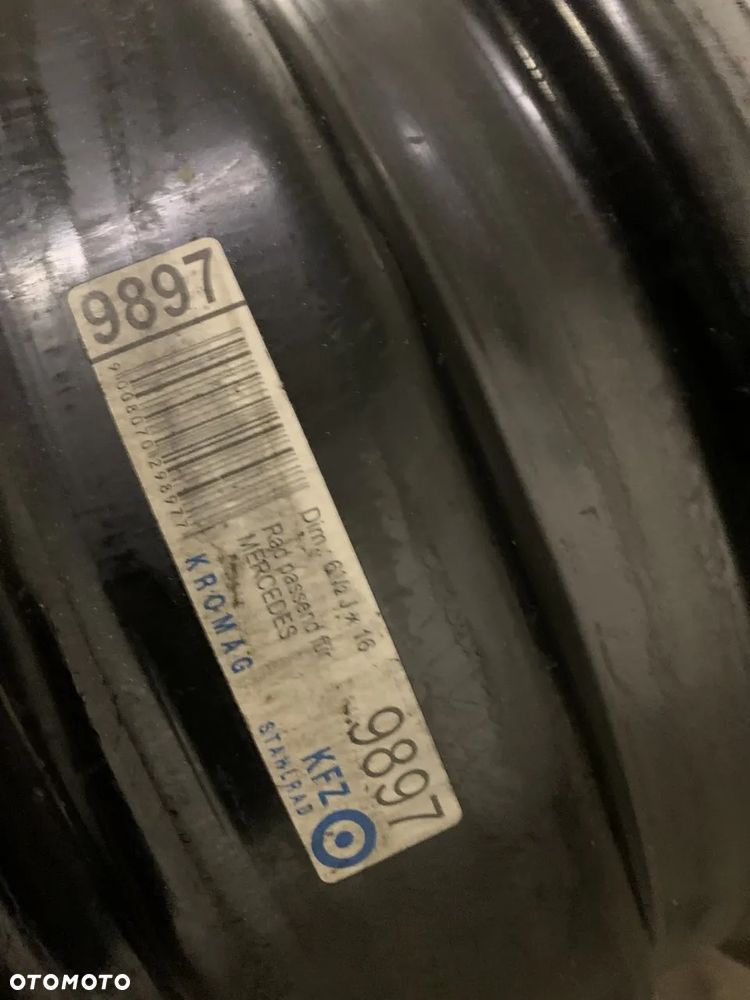 Felgi stalowe Mercedes Vito 639 R16 16 5x112 ET60 6,5J 6394013302 - 13