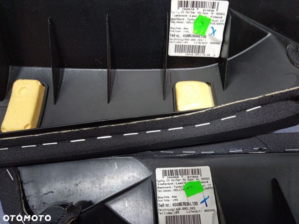 AUDI A6 C7 AVANT FOTELE KANAPA S LINE PÓŁSKÓRA KOMPLET - 6