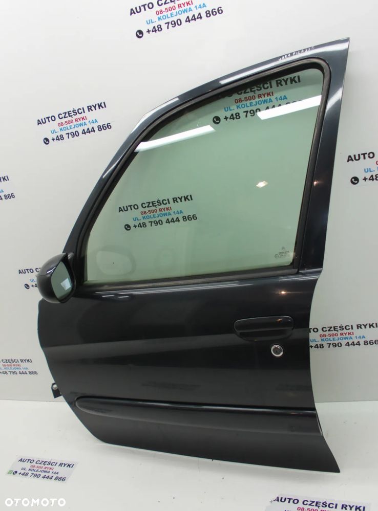 Citroen Xsara Picasso Drzwi EYPC Lewy Przód Zamek Szyba Lusterko Boczek Zawiasy - 1
