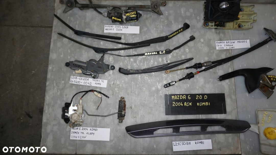 MECHANIZM SILNICZEK WYCIERACZEK PRZÓD MAZDA 6 2.0D - 3