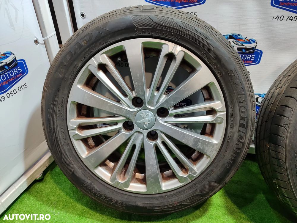 JANTE ALIAJ R16 4x108 PEUGEOT ( 3 BUC.) COD 195/55R16 91V / 6.0J16CH4-23 / 9808137577 - 2