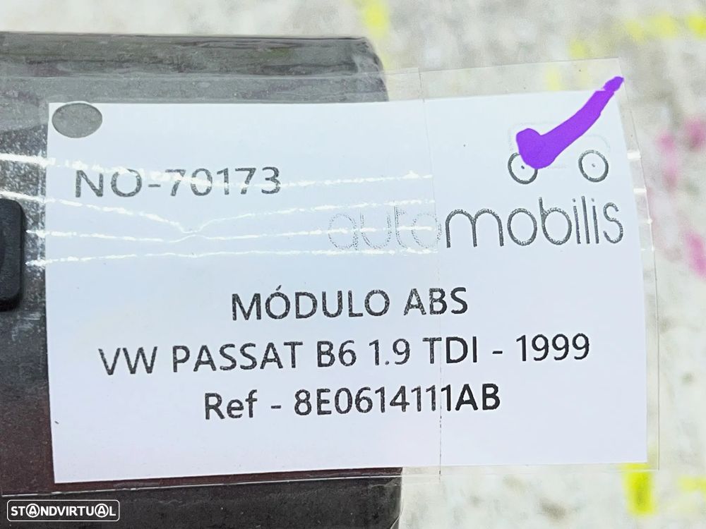 Módulo ABS VW PASSAT (B5)  1.9 TDI Ref. 8E0614111AB - NO. 70173 - 5