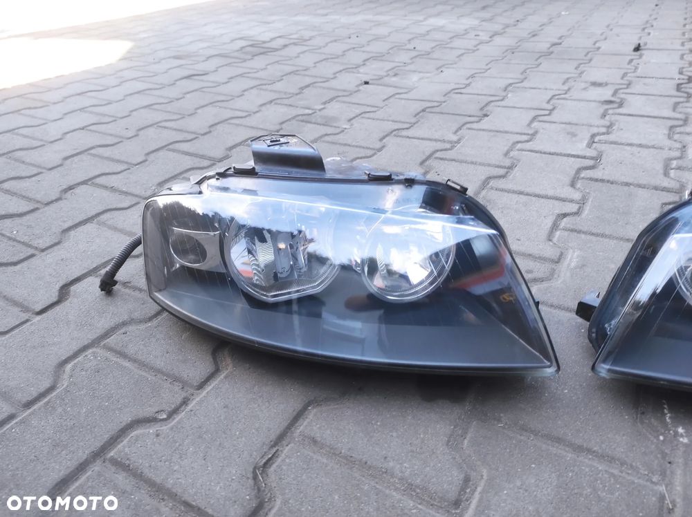 AUDI A3 8P 03-08R LAMPA LEWA PRAWA PRZEDNIA EUROPA H7 8P0 SPRAWNA GWARANCJA WYSYŁKA !!! - 3
