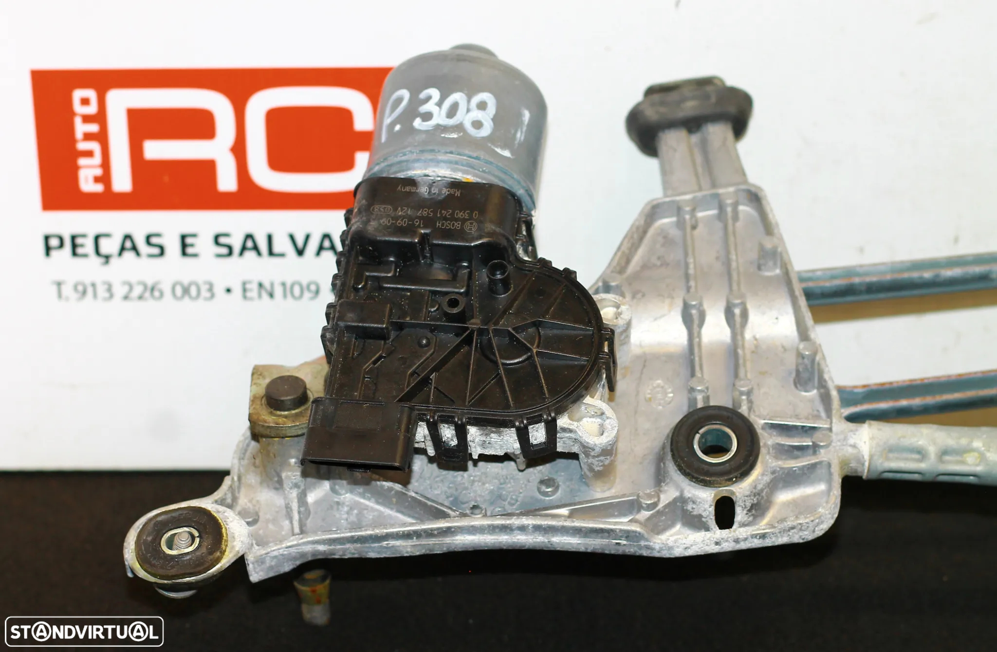 MOTOR LIMPA PARA-BRISAS PEUGEOT 308 - 3