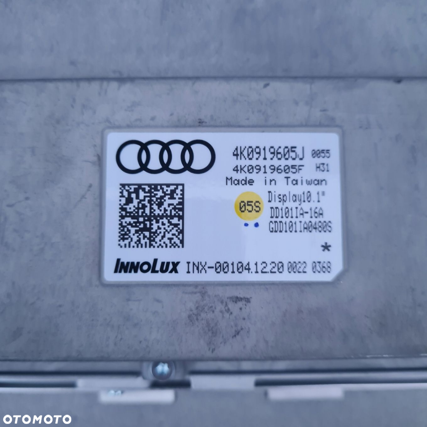 AUDI A6 C8 A7 4K WYŚWIETLACZ MMI 4K0919605J - 3