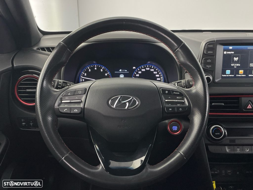 Hyundai Kauai 1.0 T-GDi Premium Pele/Tec.Vermelho - 14
