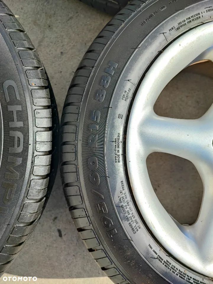 NISSAN KIA MAZDA KOŁA ALU BORBET Z OPONAMI 5X1143 195X60R15 ET 35 LATO - 3