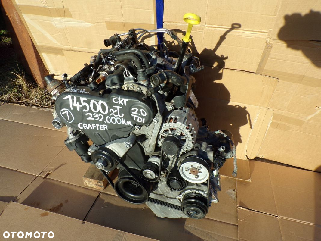VW CRAFTER 2.0 TDI silnik kompletny CKT 2015 r. przebieg 239 tys. km - 7