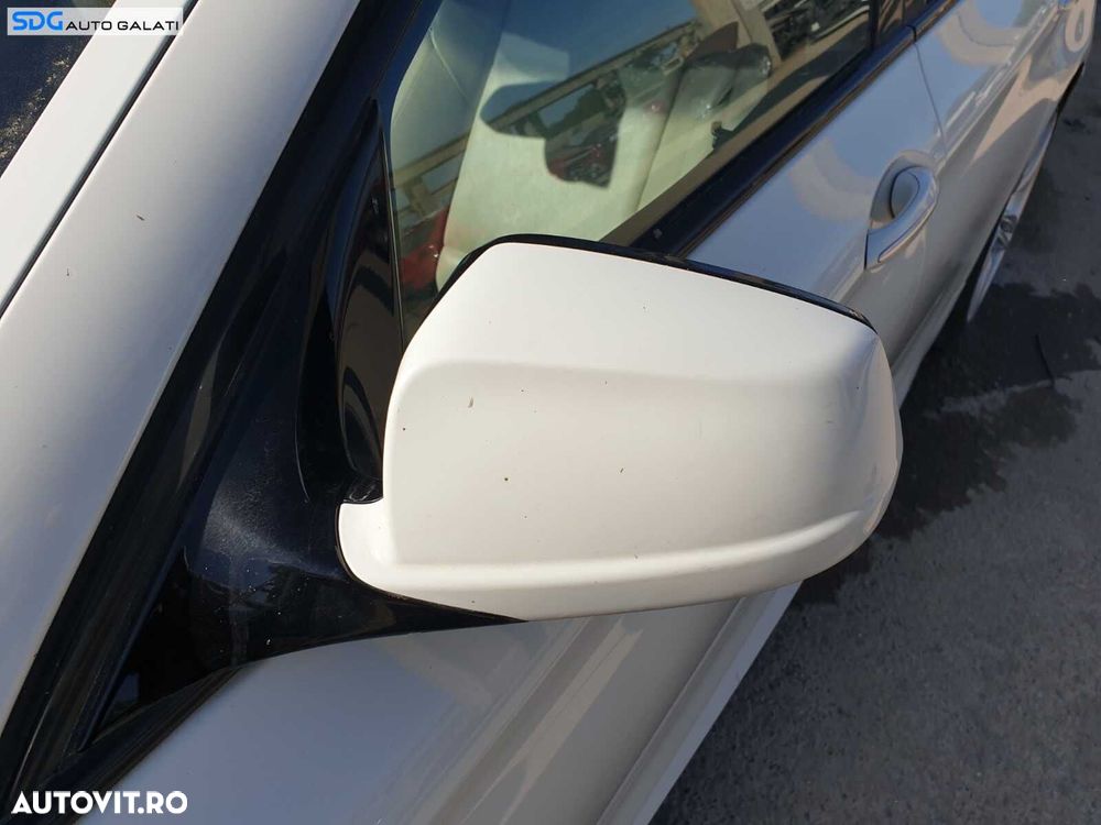 Oglinda Electrica Stanga cu Pliere Rabatare BMW Seria 5 F10 2009 - 2014 Culoare 300 Alpinweiss [C5266] - 1