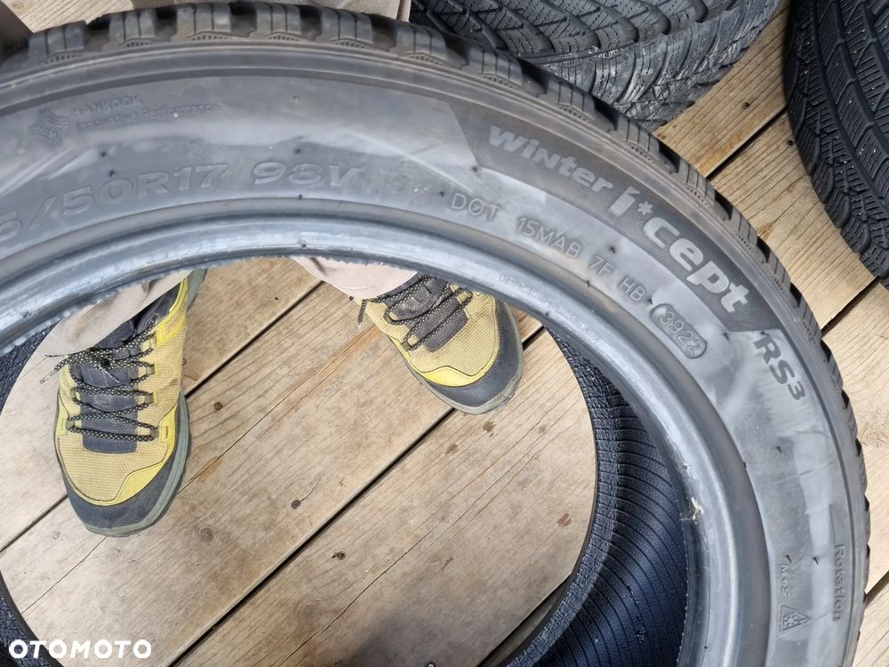 Opony Hankook Winter i*cept RS3 225/50R17 98V 2022r.7,5/6,5mm bdb stan - 12