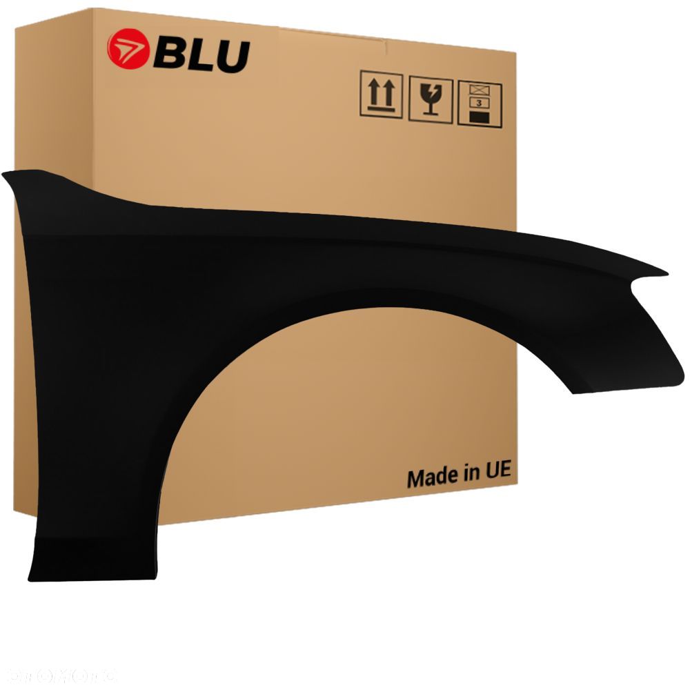 BLU Błotnik AUDI A4 B8 S4 prawy przód 2007-2011 przód ocynk surowy do lakierowania - 1