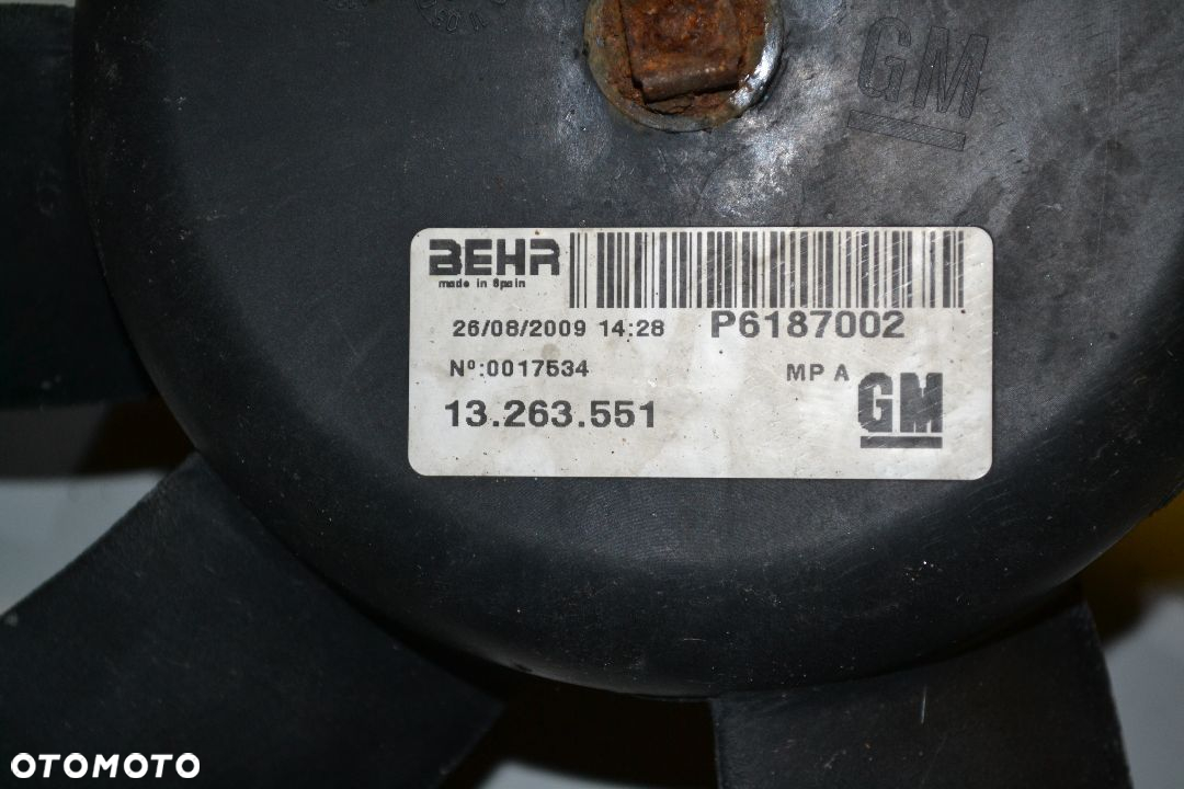 OPEL CORSA D COMBO 1,0 1,2 1,4 WENTYLATOR CHŁODNICY - 3
