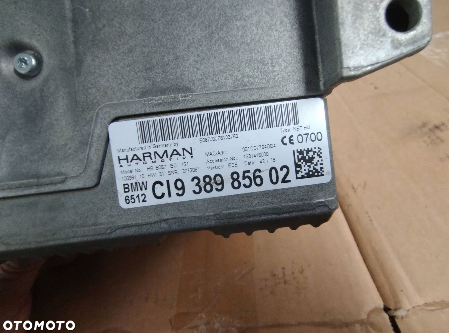 BMW 5 F10 F11 2014-2017 Radio nawigacja - 15