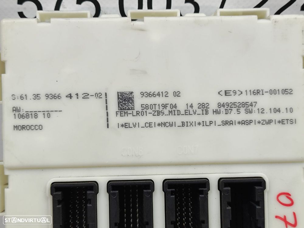 Módulo Comfort Confort Conforto FEM BMW Serie 3 F30 - 7