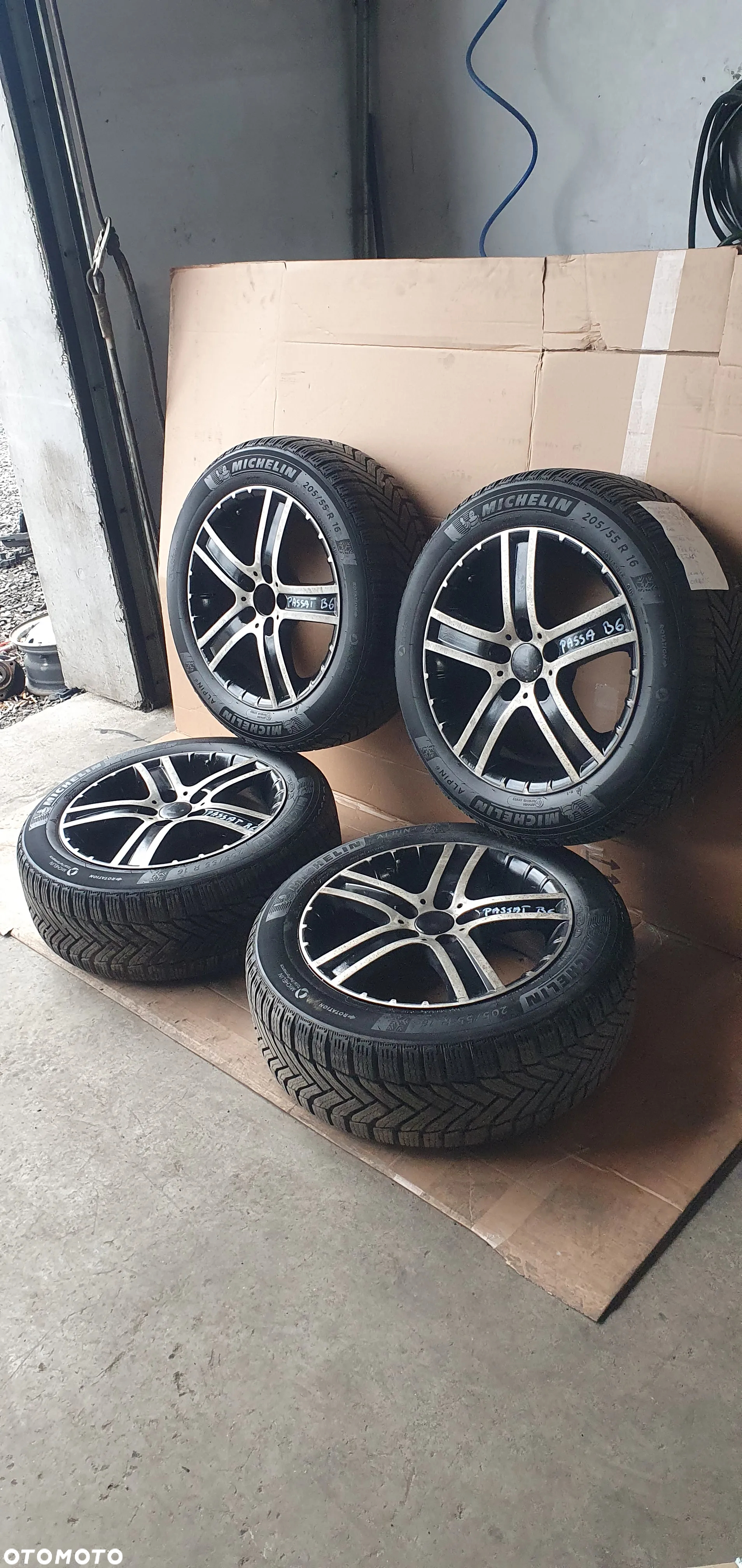 Alufelgi felgi aluminiowe z oponami VW Passat B6 5x112 205/55 R16 7J ET46 - 2