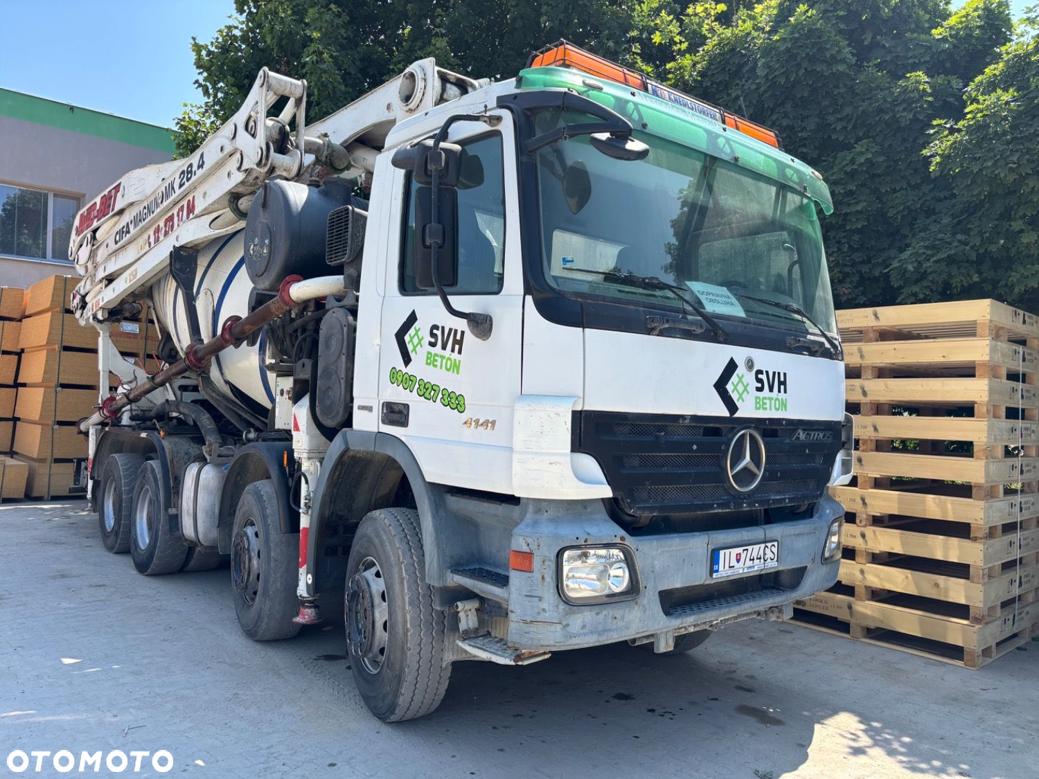 Versalift Actros 4141B 8X4 + Cifa Mk 28.4 - 3