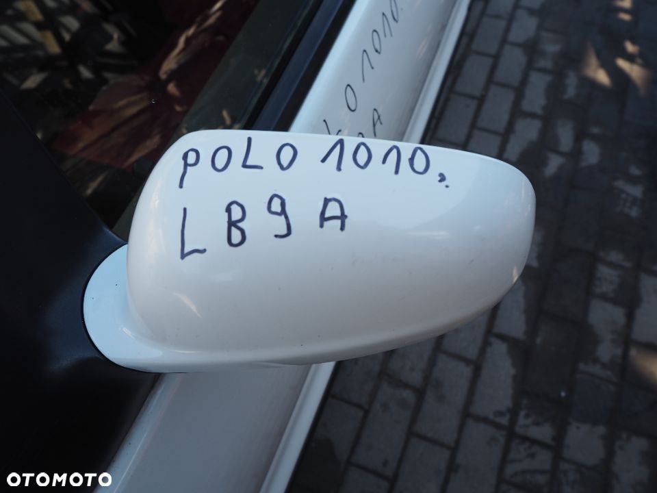 Lusterko Lewe VW Polo Europa Kolor: LB9A - 1