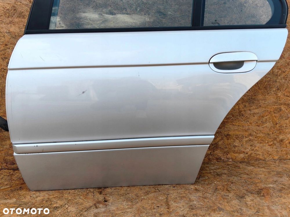 Drzwi BMW E39 LEWY TYŁ lewe tylne SEDAN kompletne titansilber - 1