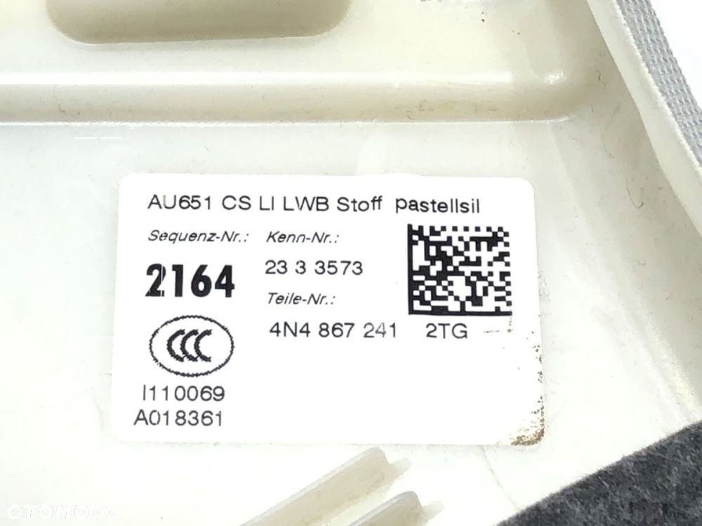 OSŁONA SŁUPKA LEWA  AUDI A8 D5 (4N2, 4N8) 2017 - 2022 60 TFSI Mild Hybrid quattro 338 kW [460 KM] - 5