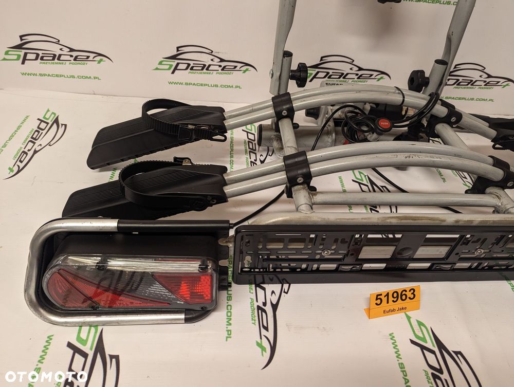 Uchwyt bagażnik rowerowy na hak na 2 rowery Eufab Jake - 2